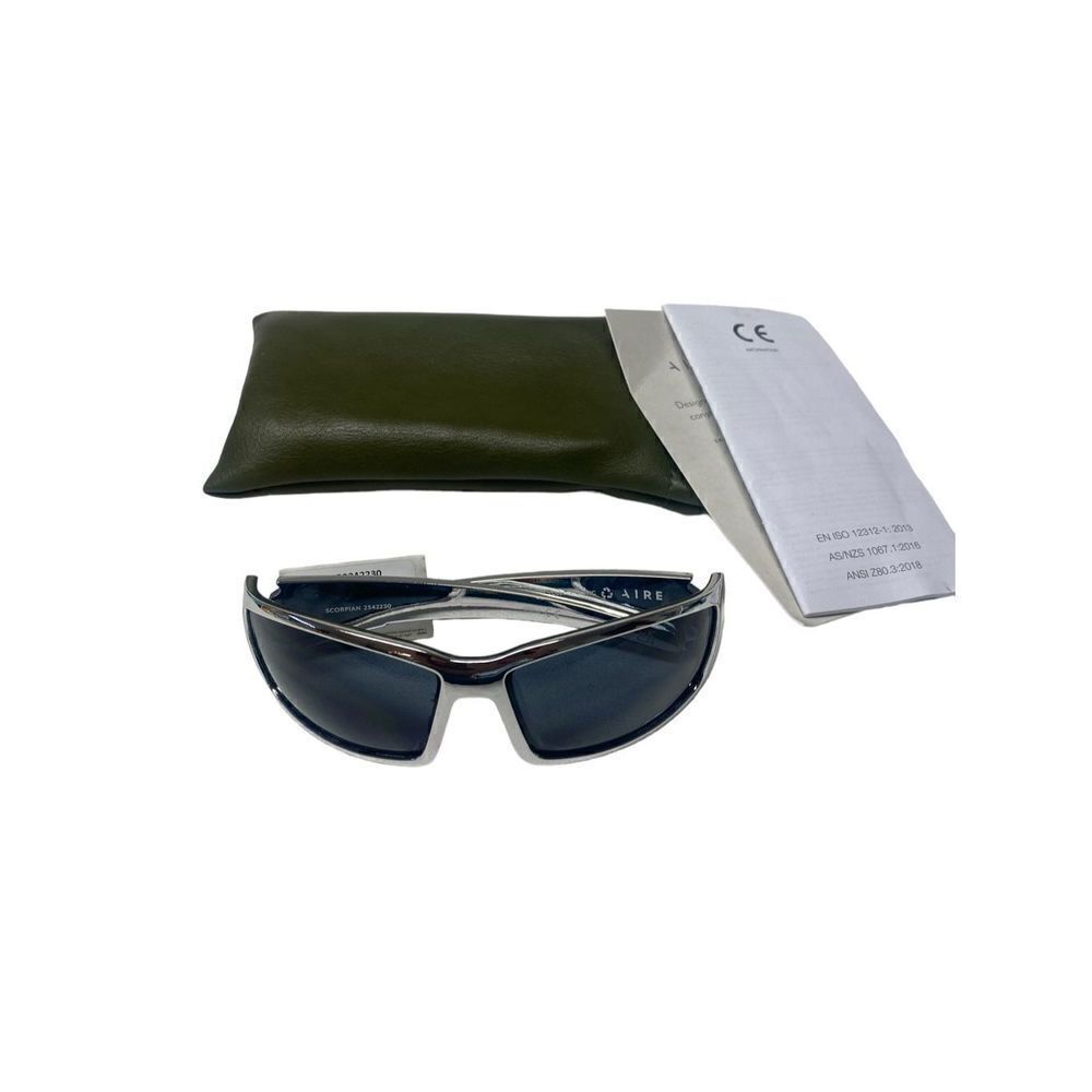 ‎AIRE Scorpian Silver Chrome Sunglasses New